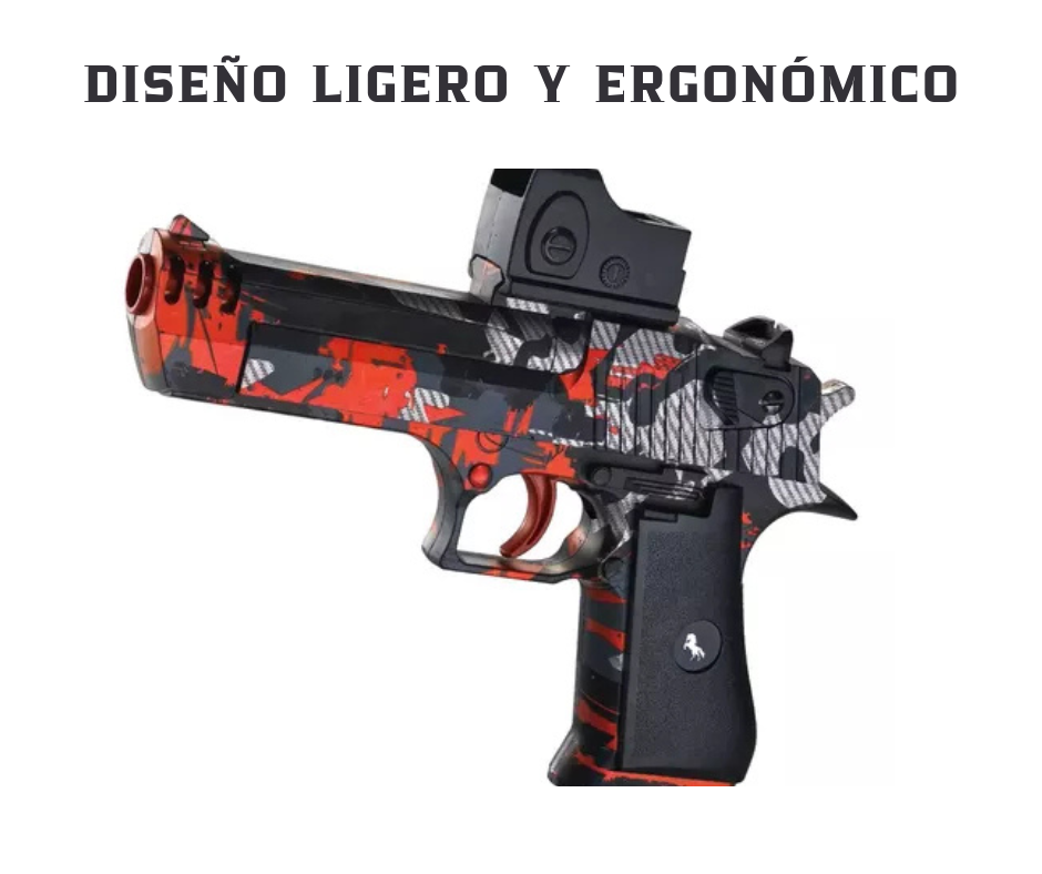 Pistola Glock De Hidrogel Balas Orbeez Recargable